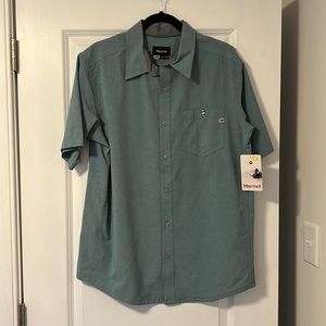 Marmot wind shear short sleeve button up